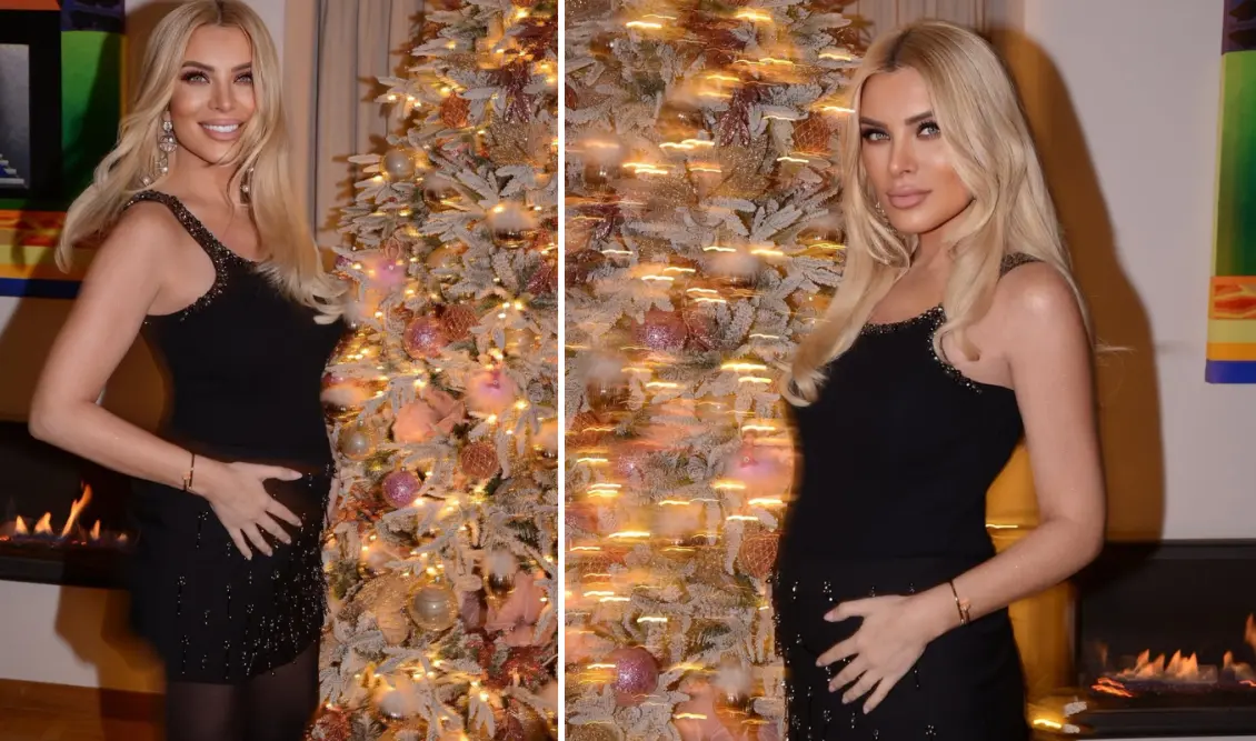 Κατερίνα Καινούργιου: Οι νέες φωτογραφίες από το σαλόνι του σπιτιού της – Χαϊδεύει την φουσκωμένη κοιλίτσα της (Εικόνες)