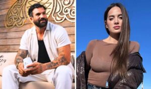 Ρία Ελληνίδου – Δημήτρης Αλεξάνδρου: Βουτιά στη βροχή σε παραλία του Πουκέτ κατά τη διάρκεια των διακοπών τους (βίντεο)