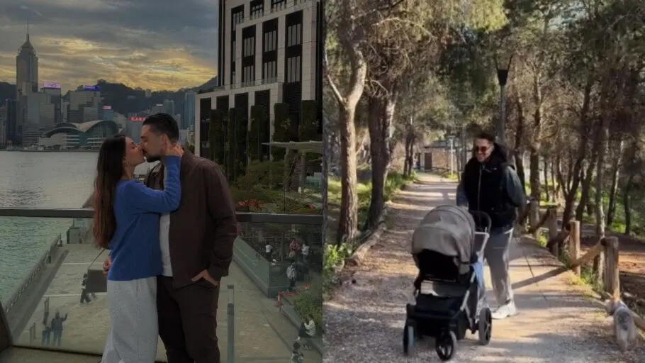 Ρουμελιώτη – Κατσούλης: Η βόλτα με παιδικό καροτσάκι – Προετοιμάζονται για τη γέννηση του γιου τους