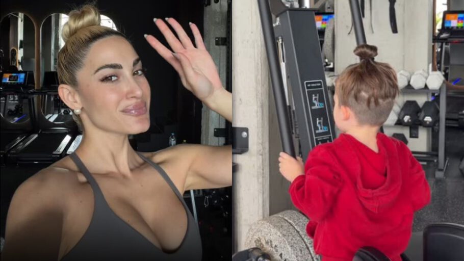 Ιωάννα Τούνη: Στο γυμναστήριο με τον μικρό Πάρη – Σκαρφάλωσε σε όλα τα όργανα