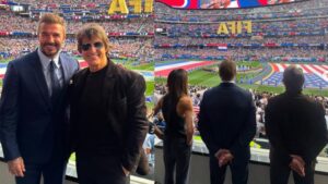 Victoria και David Beckham: Δίπλα στον Tom Cruise στο Μουντιάλ