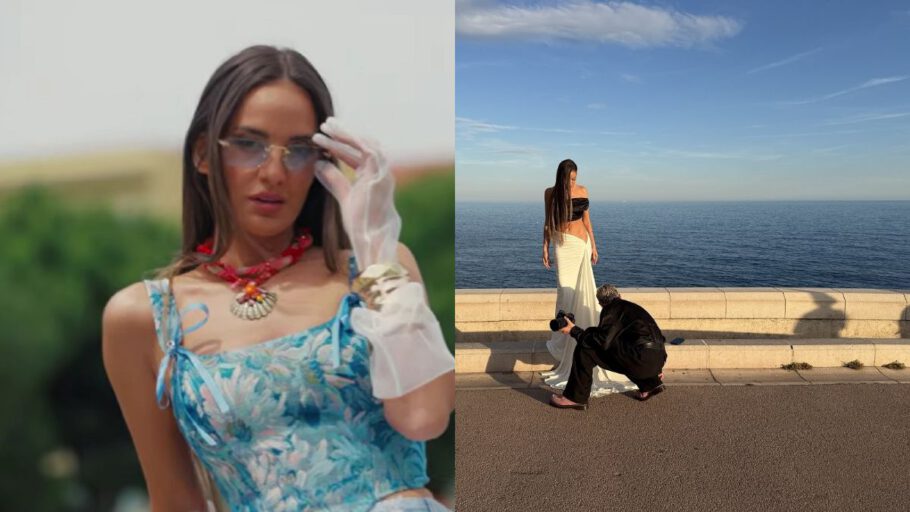 Κολάζει η Ρία Ελληνίδου: Backstage φωτογραφίες από το νέο βίντεο κλιπ της στη Νίκαια