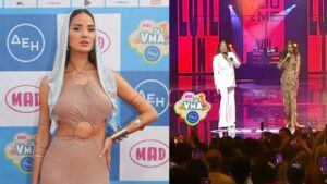 Mad VMA 2026: Άντζελα Δημητρίου και Ρία Ελληνίδου έβαλαν φωτιά στη σκηνή με το «Φταίει o έρωτας»