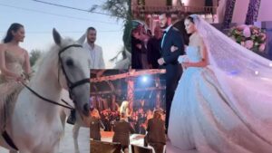Ο γάμος υπερπαραγωγή του γιου των Χούρι στην Αθήνα – Η είσοδος με τα άλογα, ο Αργυρός και η Βίσση