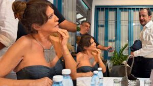 Βάνα Μπάρμπα: Στο ίδιο τραπέζι με τον Νίκο Χριστοδουλίδη – Τι συνέβη στη γιορτή των «Μπλε Ωρών» (φωτογραφίες)