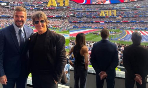 Victoria και David Beckham: Δίπλα στον Tom Cruise στο Μουντιάλ