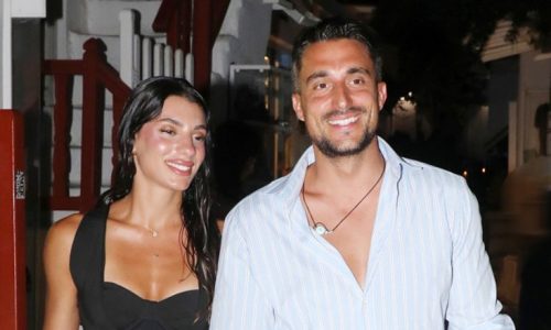 Σάκης Κατσούλης – Μαριαλένα Ρουμελιώτη: Βραδινή έξοδος με τον δύο μηνών γιο τους