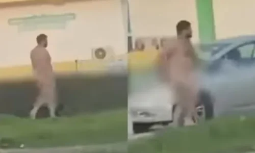 ΒΙΝΤΕΟ: Άνδρας έκοβε βόλτες γυμνός στη Λάρνακα – Άναυδοι οι περαστικοί