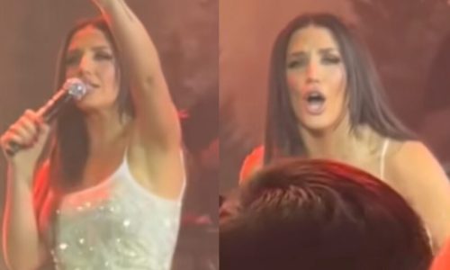 Έξαλλη η Ιουλία Καλλιμάνη – Έδιωξε θαμώνα σε εμφάνισή της: «Βρε δε γαμ@@@ λέω εγώ! Τον πού@@!