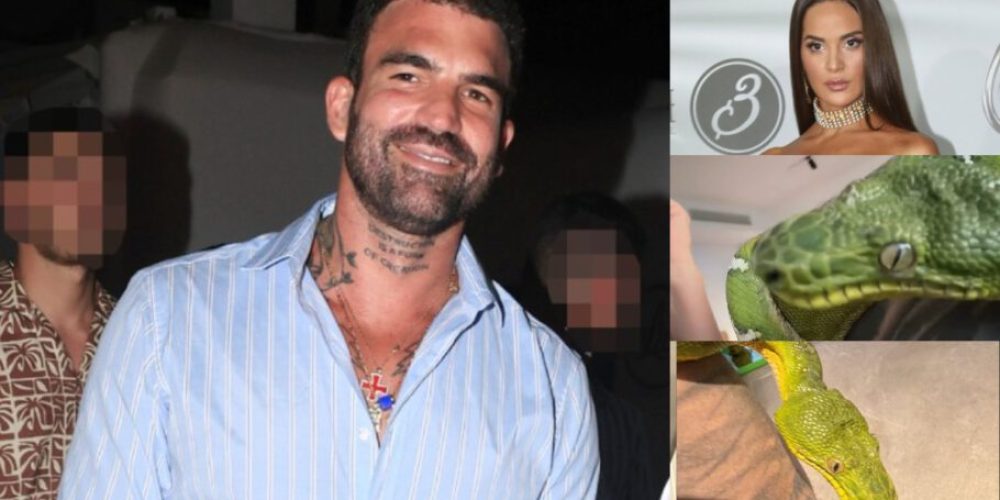 Δημήτρης Αλεξάνδρου: Έδωσε στο φίδι του το όνομα της συντρόφου του – Δείτε την αντίδρασή της