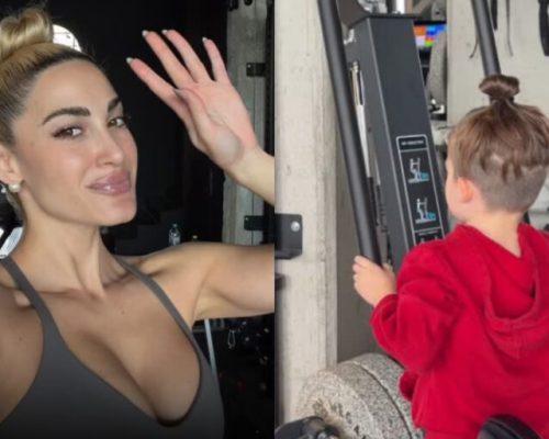 Ιωάννα Τούνη: Στο γυμναστήριο με τον μικρό Πάρη – Σκαρφάλωσε σε όλα τα όργανα