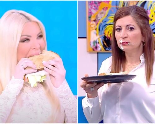 Η Αρτεμίου “έφαγε” την Καινούργιου: Το σάντουιτς που έγινε viral και το…(Δείτε το βίντεο)