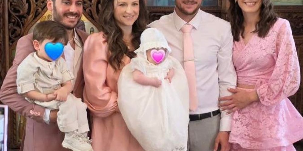 Νίκη Δραγούμη – Βασίλης Χαραλάμπους: Η παραμυθένια βάφτιση της κόρης τους, Δάφνης (Δείτε φωτογραφίες)