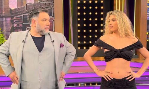 Απολαυστικό βίντεο! Η Antigoni δείχνει την χορογραφία του «Jalla» στον Γρηγόρη Αρναούτογλου (Βίντεο)
