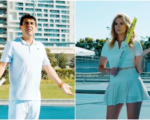 Χριστιάνα Αριστοτέλους: Το «σερβίς» στο τένις με τον Μάρκο Παγδατή και το ξεκαρδιστικό trailer της πρεμιέρας (Δείτε το βίντεο)