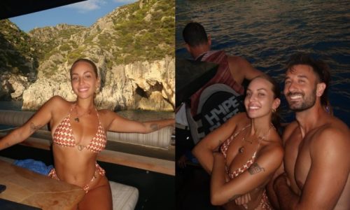 Ανδρομάχη: Καλοκαιρινή απόδραση στο Ιόνιο με μελαχρινό άντρα! Οι πρώτες φωτογραφίες