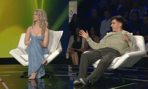 Big Brother: Ο Φειδίας Παναγιώτου στο πλευρό της Στυλιάνας Αβερκίου λίγο πριν μπει στο ριάλιτι