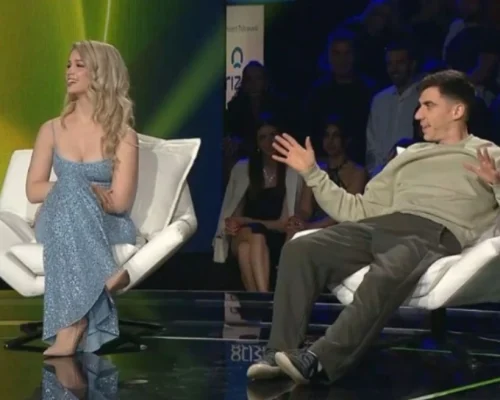 Big Brother: Ο Φειδίας Παναγιώτου στο πλευρό της Στυλιάνας Αβερκίου λίγο πριν μπει στο ριάλιτι