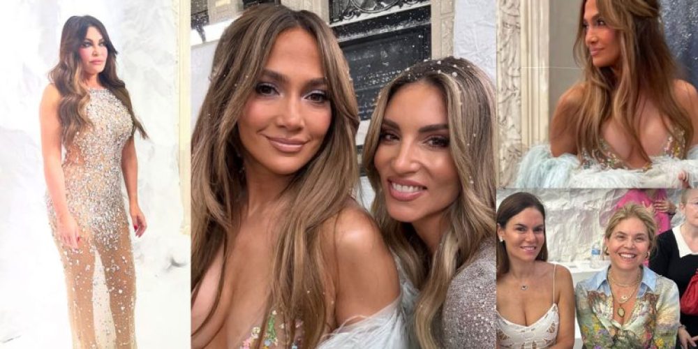 Celia Kritharioti: Γκίλφοϊλ, Πατέρα και Jennifer Lopez στο fashion show της Ελληνίδας σχεδιάστριας στο Παρίσι