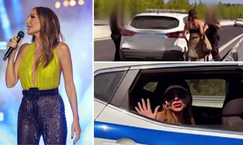 Δέσποινα Βανδή: Χαμός στα social media από την μεταφορά της με περιπολικό μετά από βλάβη στο αυτοκίνητό της – Το βίντεο έγινε viral