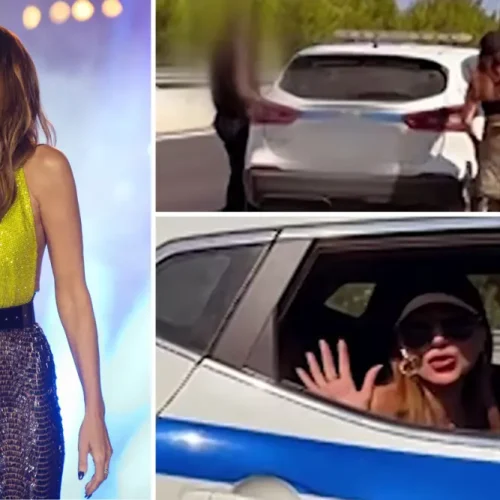 Δέσποινα Βανδή: Χαμός στα social media από την μεταφορά της με περιπολικό μετά από βλάβη στο αυτοκίνητό της – Το βίντεο έγινε viral