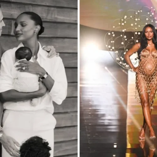 Τζάσμιν Τουκς: Γέννησε το μοντέλο που περπάτησε στην πασαρέλα της Victoria Secret με φουσκωμένη κοιλίτσα (Εικόνες)