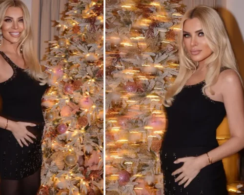 Κατερίνα Καινούργιου: Οι νέες φωτογραφίες από το σαλόνι του σπιτιού της – Χαϊδεύει την φουσκωμένη κοιλίτσα της (Εικόνες)