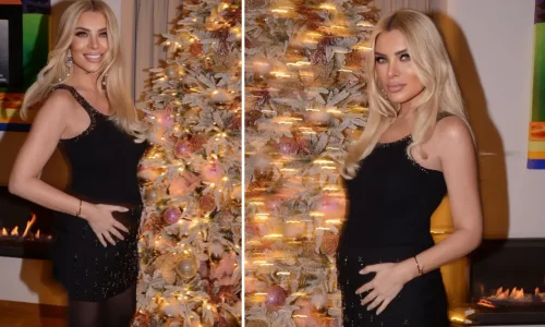 Κατερίνα Καινούργιου: Οι νέες φωτογραφίες από το σαλόνι του σπιτιού της – Χαϊδεύει την φουσκωμένη κοιλίτσα της (Εικόνες)