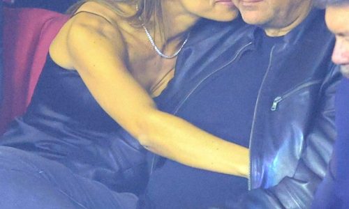 Γιώργος Λιάγκας – Μαρία Αντωνά: Το ζευγάρι αγκαλιά σε βραδινή του έξοδο