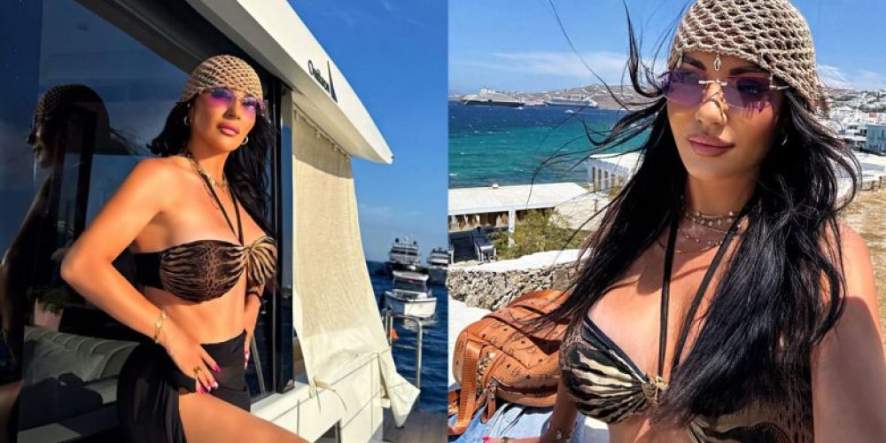 «Όταν λάμπεις, ενοχλείς»: Οι νέες σέξι φωτογραφίες της Πόπης Μαλλιωτάκη από τη Μύκονο