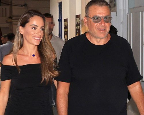 Γιώργος Λιάγκας: Η Μαρία Αντωνά τον συνόδευσε στην εκκλησία ως κουμπάρος – Φωτογραφίες και βίντεο