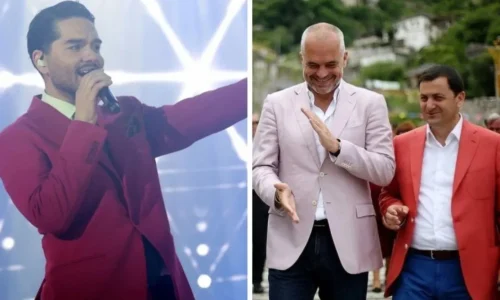 Χρήστος Μάστορας: Τραγούδησε σε προεκλογική εκδήλωση του Έντι Ράμα – Οργισμένες αντιδράσεις