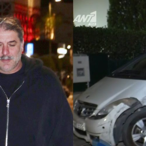 Βασίλης Μπισμπίκης: Πρώτες εικόνες από το σημείο της σύγκρουσης στη Φιλοθέη (Βίντεο)