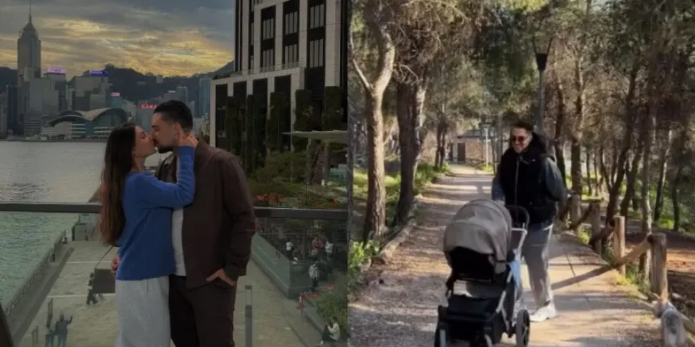 Ρουμελιώτη – Κατσούλης: Η βόλτα με παιδικό καροτσάκι – Προετοιμάζονται για τη γέννηση του γιου τους