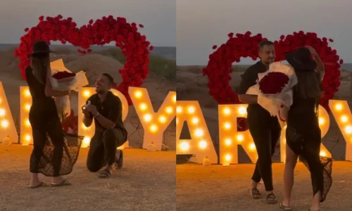 Ο Σάκης Κατσούλης έκανε πρόταση γάμου στη Μαριαλένα Ρουμελιώτη -Το ρομαντικό σκηνικό και το εντυπωσιακό μονόπετρο