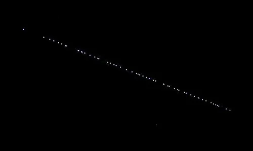 Η εντυπωσιακή «παρέλαση» των δορυφόρων Starlink στον ουρανό της Κύπρου (vid)