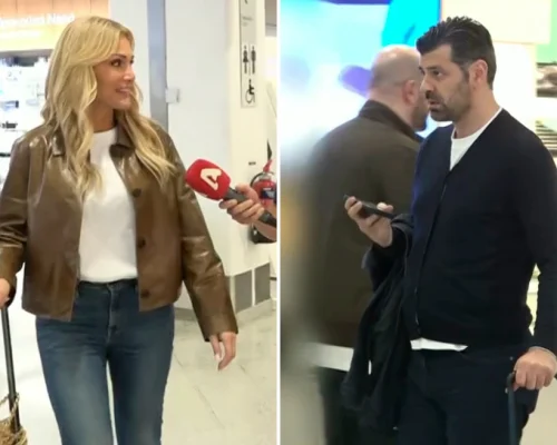 Νατάσα Θεοδωρίδου: Στο αεροδρόμιο με τον Γιάννη Καρυπίδη, δείτε το βίντεο