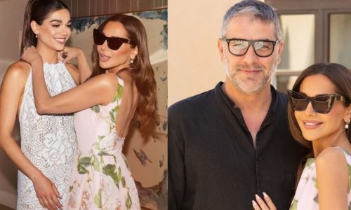 Δέσποινα Βανδή: Το φωτογραφικό άλμπουμ από τη βάφτιση στη Βουλιαγμένη – Μαζί της ο Βασίλης Μπισμπίκης